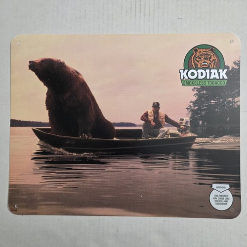 Vintage kodiak sign tobacco - kodiak,