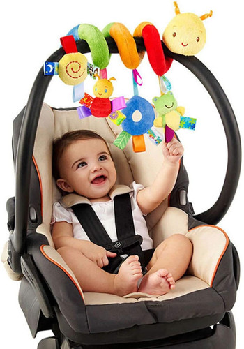 Plush spiral car seat and - plush,