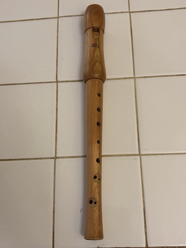 Vintage gill wooden recorder - gill,