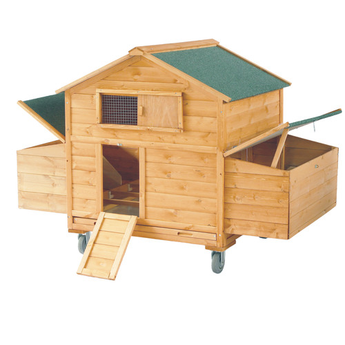 Large mobile chicken coop - mobile,