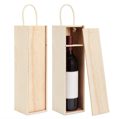 Pack wooden wine - 2, bottle