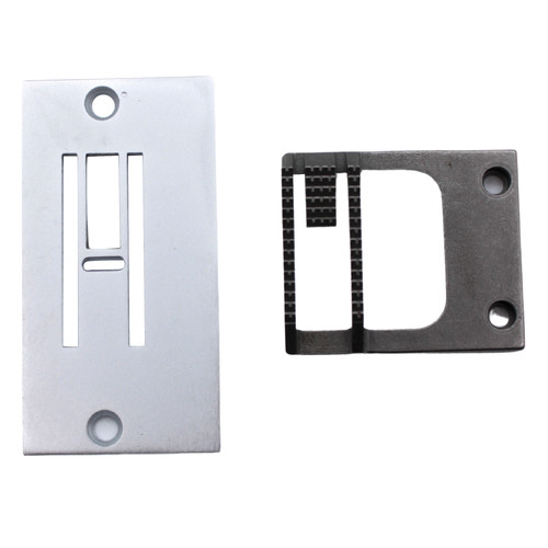 Needle plate feed - &, set