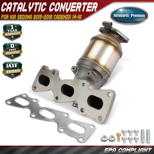 Front catalytic converter for - front,