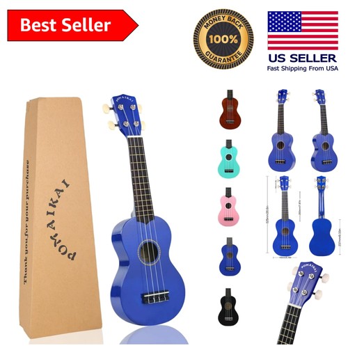 Inch dark blue ukulele for - ukulele,