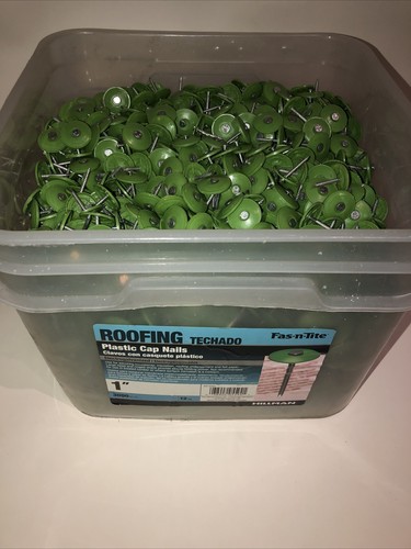 Plastic cap nails hillman - cap,