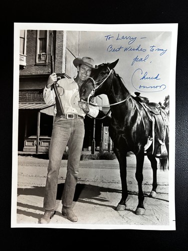 Chuck connors signed 8x10 - chuck,