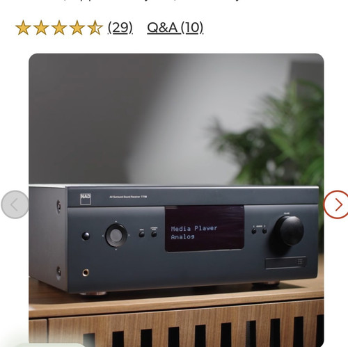 Nad 758 v3i channel home - 758, 7.1-channel