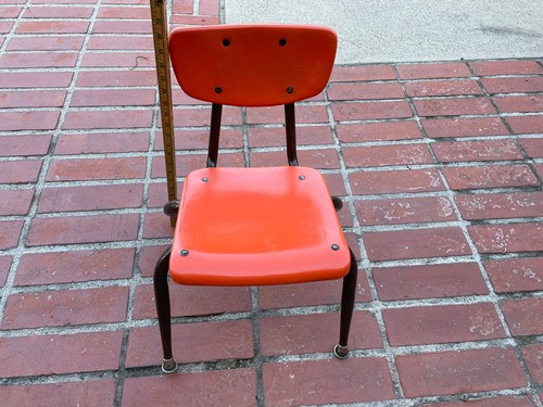Vintage virco orange student - vintage,