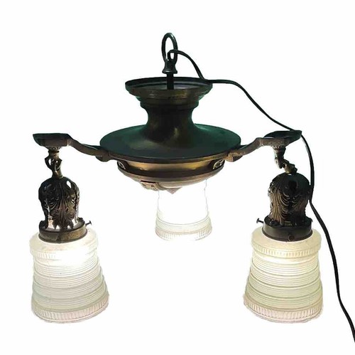 Antique light fixture brass - antique,