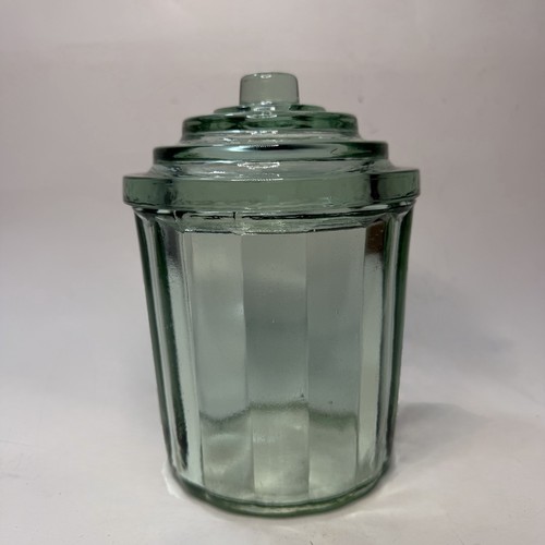Vintage green glass tobacco - vintage,