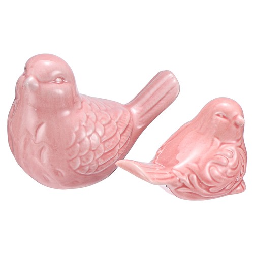 2pcs ceramic birds figurines - 2pcs,