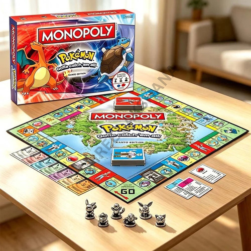 Pokemon kanto edition - pokemon, monopoly