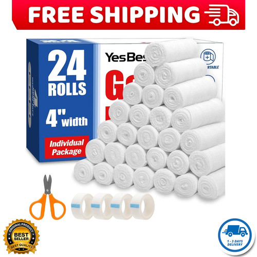 Pack inch 1 yards gauze - pack, 4