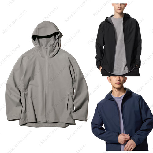 Uniqlo block tech parka cut - block,