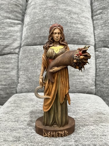 Demeter statue greek goddess - demeter,