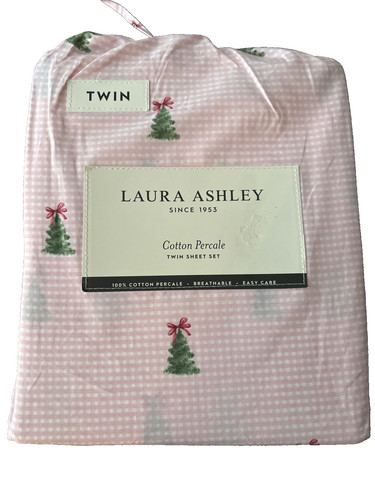 Laura ashley twin pink - twin, gingham