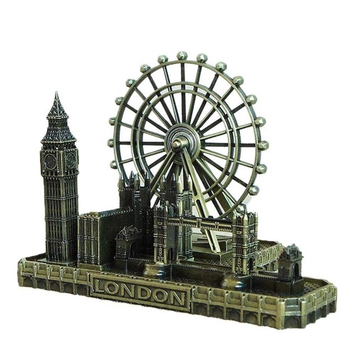 Retro city bronze london eye - retro,