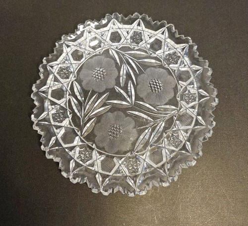 Vintage cut crystal floral - vintage,