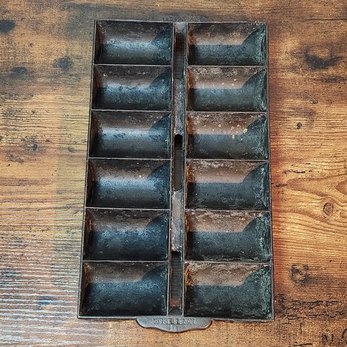Antique cast iron french roll - iron,