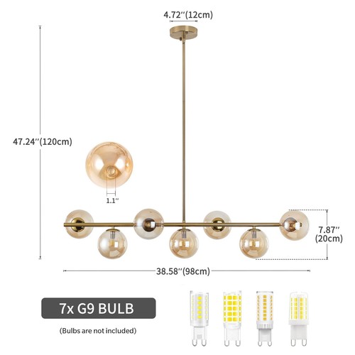 Modern chandelier lights - modern, 7