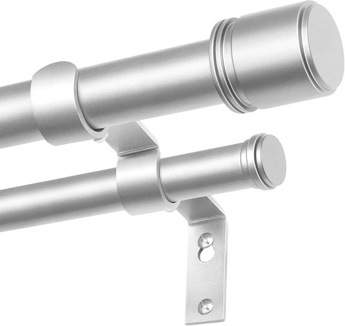 Double curtain rods - rods, for