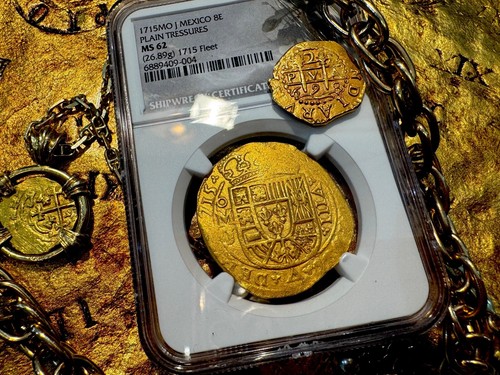 Mexico escudos dated 1715 - mexico,