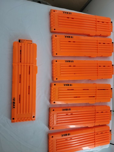 Nerf round magazine lot - round,