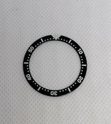 003 seiko black bezel - bezel, insert