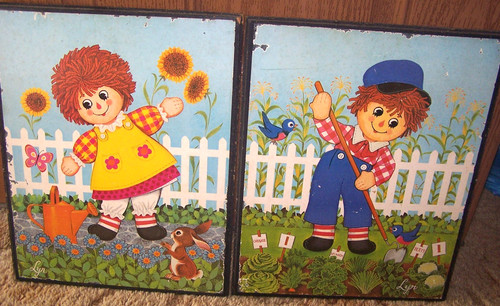 Vintage raggedy ann - raggedy, &