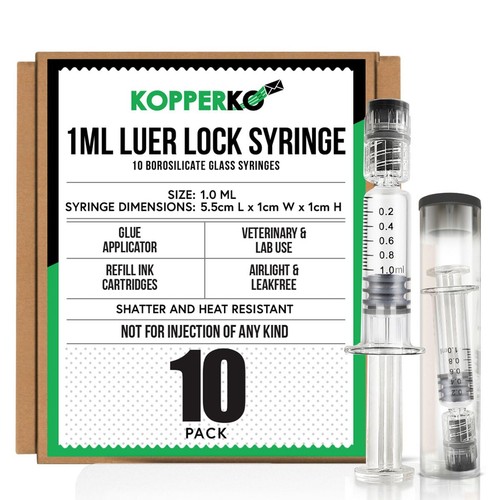 1ml luer lock syringe 10 - luer,