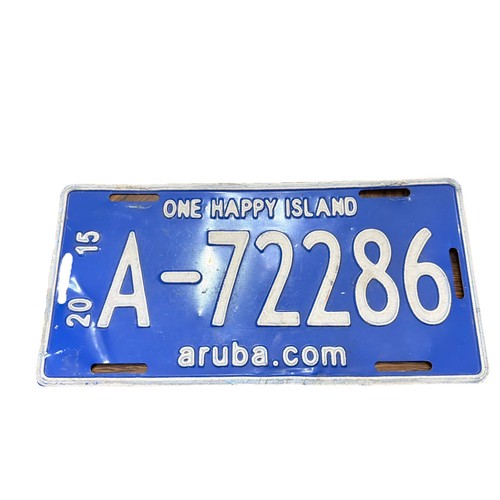 Aruba license plate - license, 72286