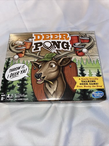 Hasbro talking deer head pong - talking,