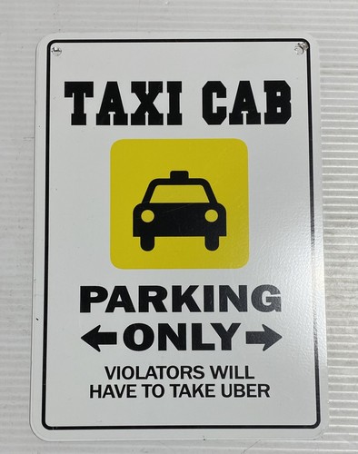 Brand new metal - sign, -taxi