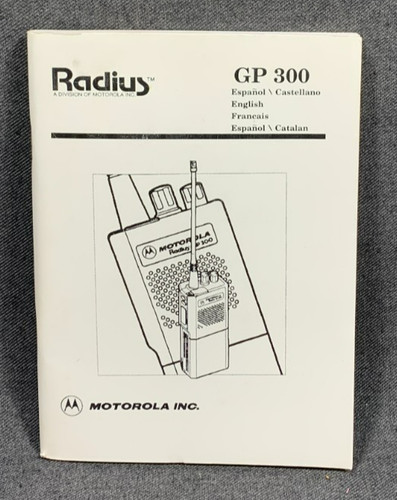 Motorola radius gp300 - motorola, portable