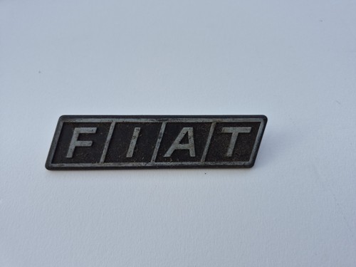Vintage fiat monogram emblem - vintage,