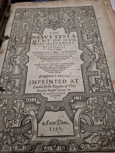 1591 geneva bible - 1591, bible,(2)