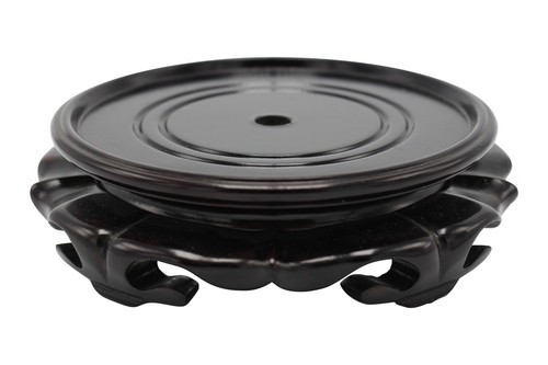Chinese round lotus wooden - chinese,
