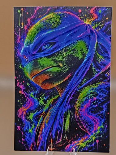 Neon smoke original art - neon,