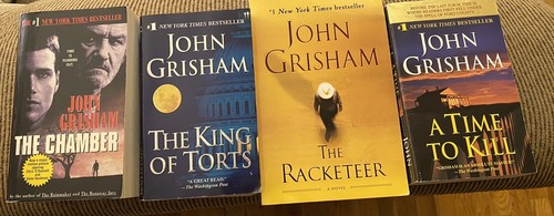 John grisham paperback lot 4 - grisham,