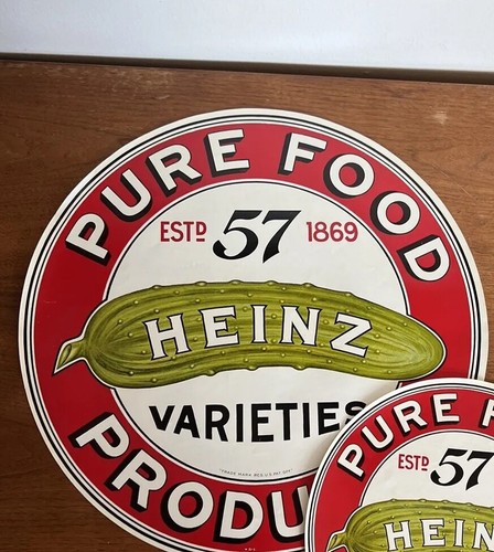 Vtg heinz crock - crock, wood