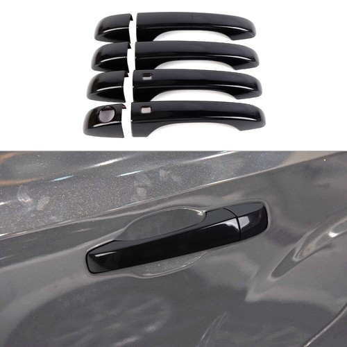 8pcs gloss black overlay - black, 4