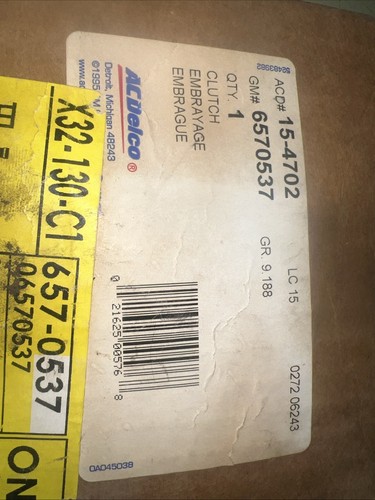 Compressor clutch acdelco - a/c,