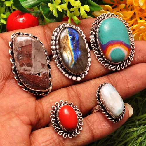 Designer multi gemstone rings - designer,