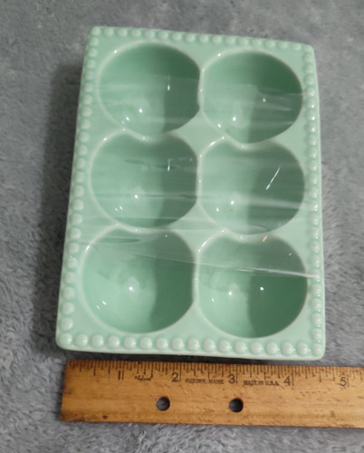 Ceramic egg holder green - egg,
