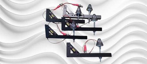 Pak black drum triggers - black, (4)
