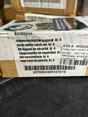 New sealed demag 83765933 hook - sealed,