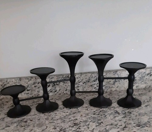 Pottery barn black iron arm - pottery,