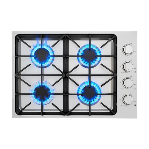 Gas cooktop 4 - 4, burners