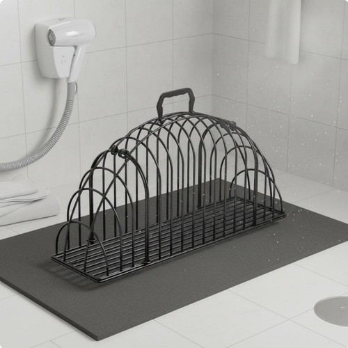 Secure cat grooming cage - secure,