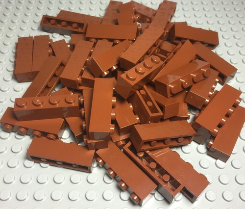 Lego 100 pieces - pieces, reddish